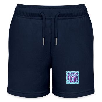 SUIVEZ LE COURANT ! - Short de jogging enfant bio Stanley/Stella - bleu marine - Devant