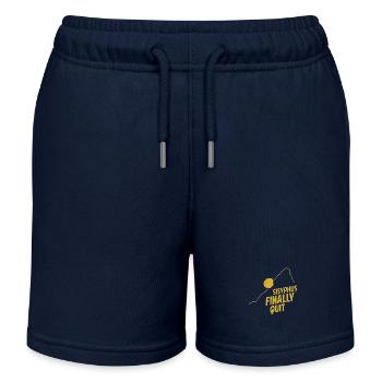 Die Altersvorsorge des Absurdisten - Sisyphos Art - Kinder Organic Joggingshorts Mini Bolter von Stanley/Stella - Navy - Vorne
