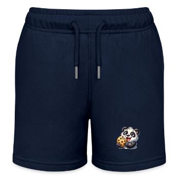 Panda Biscuit Dessert Biscuits Sucrés - Short de jogging enfant bio Stanley/Stella - bleu marine - Devant