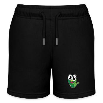 Lustige Raupe - Kinder Organic Joggingshorts Mini Bolter von Stanley/Stella - Navy - Vorne