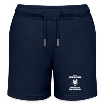 Bye Tagesmutter Jetzt rocke ich den Kindergarten - Kinder Organic Joggingshorts Mini Bolter von Stanley/Stella - Navy - Vorne