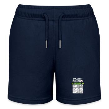 BINGO BULLSHIT VEGANER VEGAN - Kinder Organic Joggingshorts Mini Bolter von Stanley/Stella - Navy - Vorne
