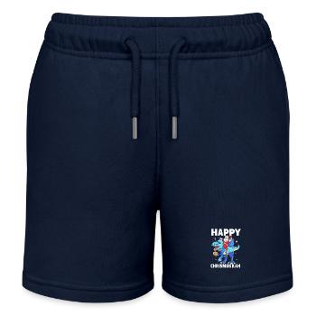 Hanukah Hanukkah Hanukkah Christmas - Kids Organic Sweat Shorts by Stanley/Stella - navy - Front