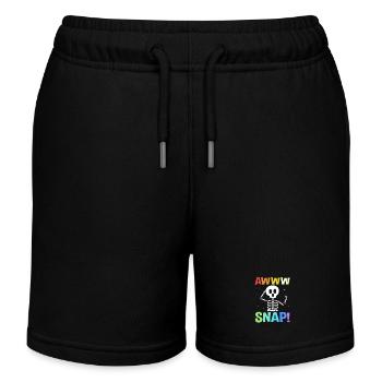 Bone Fracture Halloween Skeleton Bone Arm Fracture - Kids Organic Sweat Shorts by Stanley/Stella - navy - Front