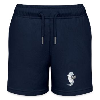 Delfin Laptop - Kinder Organic Joggingshorts Mini Bolter von Stanley/Stella - Navy - Vorne
