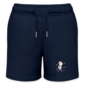 Illustration de ballerine mignonne Love Ballet - Short de jogging enfant bio Stanley/Stella - bleu marine - Devant