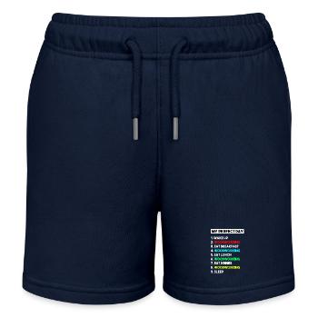 Master Woodworker Sawdust Maker Carpentry - Kids Organic Sweat Shorts by Stanley/Stella - navy - Front