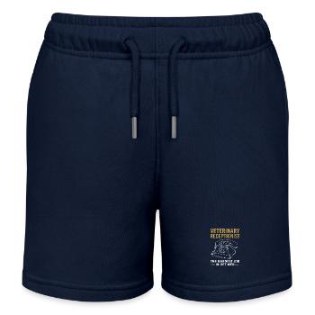 Vétérinaire, Secrétaire, Vétérinaire, Réceptionniste - Short de jogging enfant bio Stanley/Stella - bleu marine - Devant