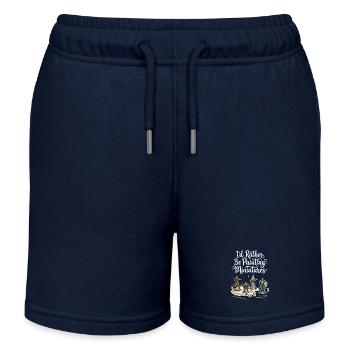 Ich male lieber Miniaturen - Kinder Organic Joggingshorts Mini Bolter von Stanley/Stella - Navy - Vorne