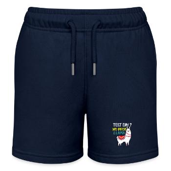 Testtag No Prob Llama - Kinder Organic Joggingshorts Mini Bolter von Stanley/Stella - Navy - Vorne