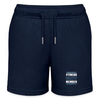 Fitness Crew - Kids Organic Sweat Shorts by Stanley/Stella - navy - Front
