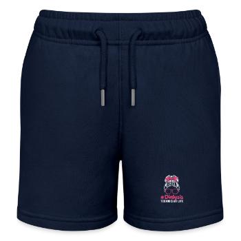 Dialysis Technician - Kids Organic Sweat Shorts by Stanley/Stella - navy - Front
