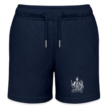 John Tyler beim BBQ-Grillen - Kinder Organic Joggingshorts Mini Bolter von Stanley/Stella - Navy - Vorne