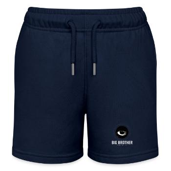 Big Brother Eye Wir beobachten - Kinder Organic Joggingshorts Mini Bolter von Stanley/Stella - Navy - Vorne