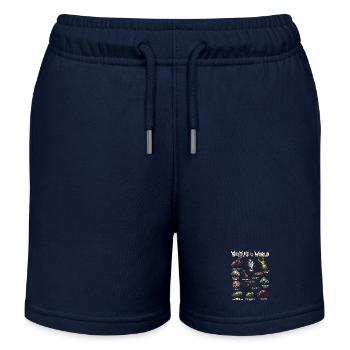 Beetles of the World Insect Infographic - Kinder Organic Joggingshorts Mini Bolter von Stanley/Stella - Navy - Vorne