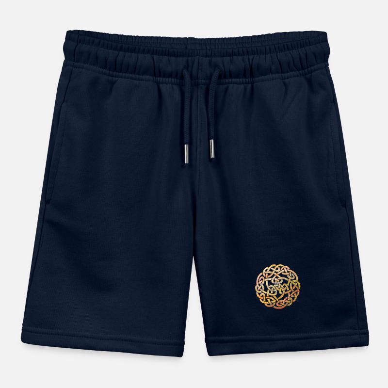 Celtic knot 5 e 37 Kids Organic Sweat Shorts by Stanley/Stella