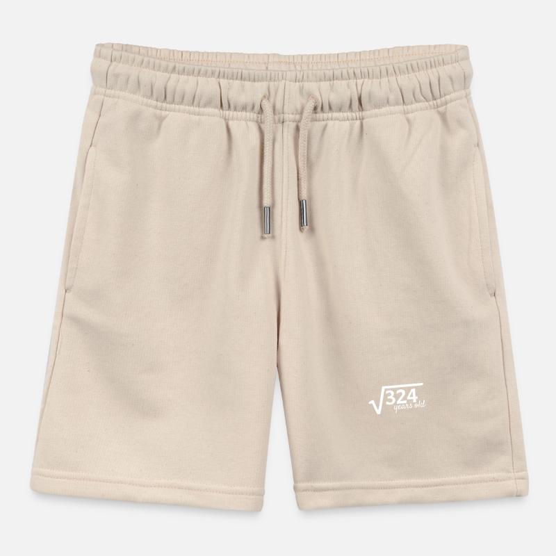 18 years old root math Kids Organic Sweat Shorts by Stanley/Stella