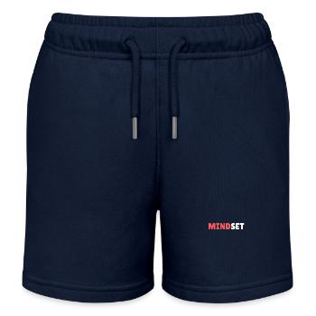 Mindset - Short de jogging enfant bio Stanley/Stella - bleu marine - Devant