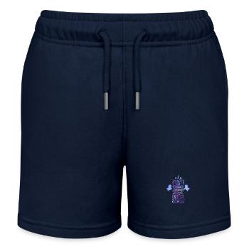 Unicorn - Kids Organic Sweat Shorts by Stanley/Stella - navy - Front