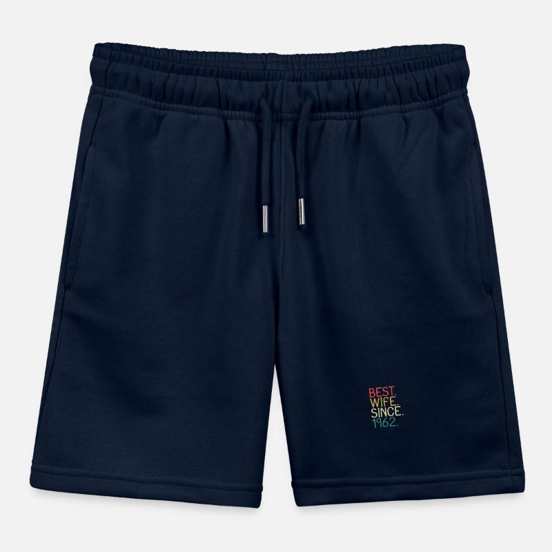 Beste Ehefrau Seit 1962 - Jahrestag Geschenk Kinder Organic Joggingshorts Mini Bolter von Stanley/Stella