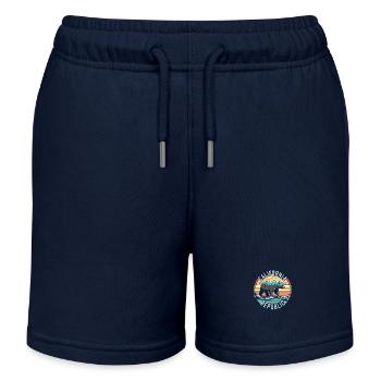 California Republic Retro - Kids Organic Sweat Shorts by Stanley/Stella - navy - Front