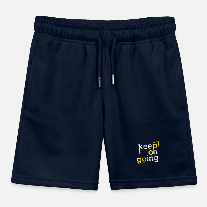keep on going, Perseverance Kids Organic Sweat Shorts by Stanley/Stella