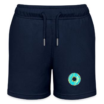 donut dessin dessert donuts gateau patisserie 1b - Short de jogging enfant bio Stanley/Stella - bleu marine - Devant