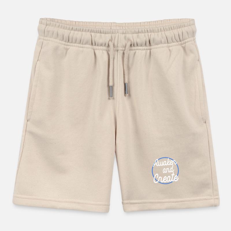 innovative ideas technological innovation present Kids Organic Sweat Shorts by Stanley/Stella