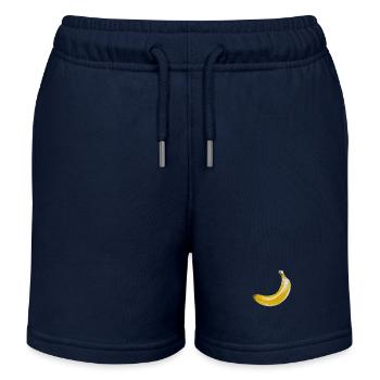 Banane - Kinder Organic Joggingshorts Mini Bolter von Stanley/Stella - Navy - Vorne