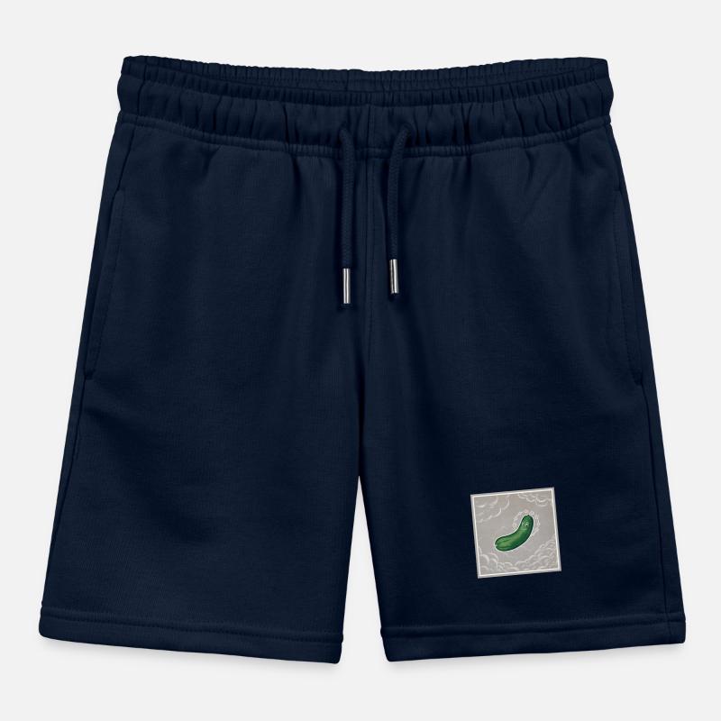 Another cucumber Kids Organic Sweat Shorts by Stanley/Stella