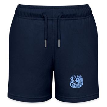 Katze, Katze, Katzen, Haustiere, Haustier, niedlich, Tier, Haustier - Kinder Organic Joggingshorts Mini Bolter von Stanley/Stella - Navy - Vorne