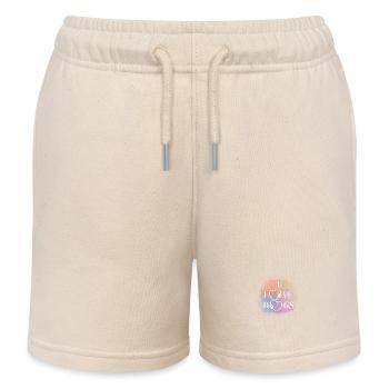 Ich liebe Hunde - Kinder Organic Joggingshorts Mini Bolter von Stanley/Stella - Natur - Vorne