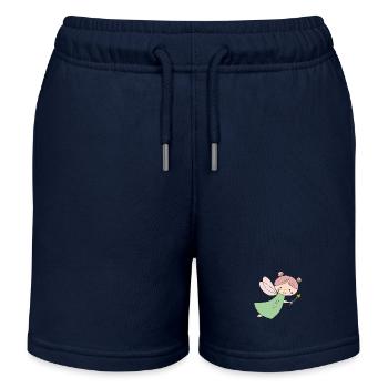 fee - Kinder Organic Joggingshorts Mini Bolter von Stanley/Stella - Navy - Vorne