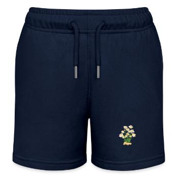 Hope - Kids Organic Sweat Shorts by Stanley/Stella - navy - Front