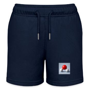De l’eau pure - Short de jogging enfant bio Stanley/Stella - bleu marine - Devant