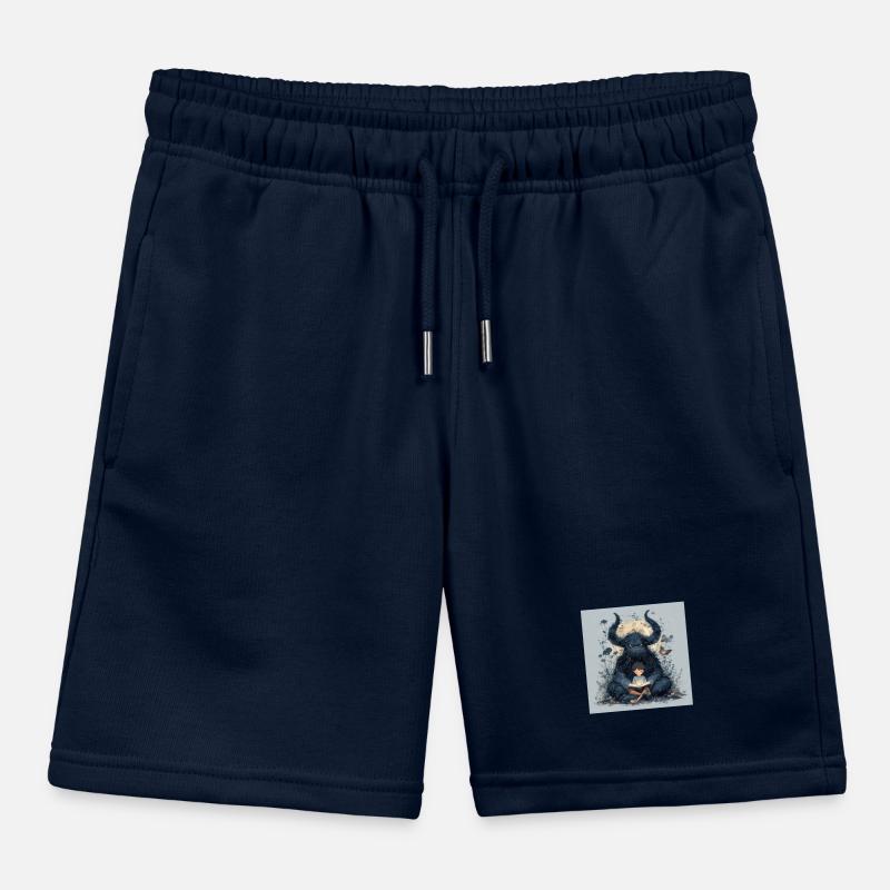 Do not disturb! Kids Organic Sweat Shorts by Stanley/Stella