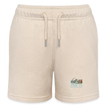 oslo stadt - Kinder Organic Joggingshorts Mini Bolter von Stanley/Stella - Natur - Vorne