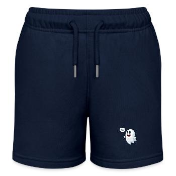 Hallo Geist! - Kinder Organic Joggingshorts Mini Bolter von Stanley/Stella - Navy - Vorne