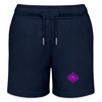 Anatomische CPU & Platine - Coole Informatiker - Kinder Organic Joggingshorts Mini Bolter von Stanley/Stella - Navy - Vorne