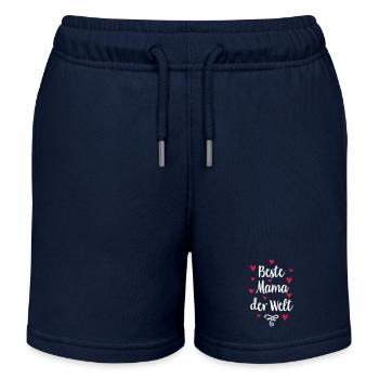 Mama - Kinder Organic Joggingshorts Mini Bolter von Stanley/Stella - Navy - Vorne
