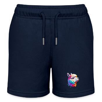 Alpaga - Short de jogging enfant bio Stanley/Stella - bleu marine - Devant
