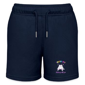 Tweethearts Schmeichelhaft mit Liebe - Kinder Organic Joggingshorts Mini Bolter von Stanley/Stella - Navy - Vorne