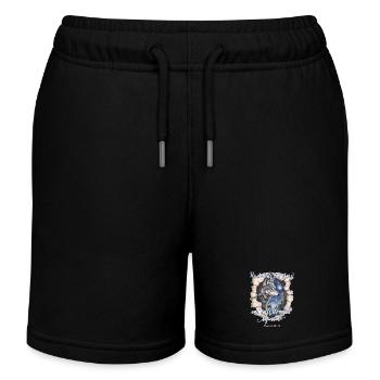 Wolf Christliches Zitat - Kinder Organic Joggingshorts Mini Bolter von Stanley/Stella - Navy - Vorne