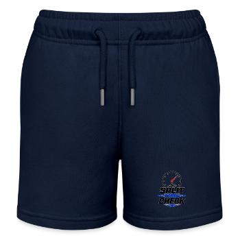SPLIT TIME CHECK - Kids Organic Sweat Shorts by Stanley/Stella - navy - Front