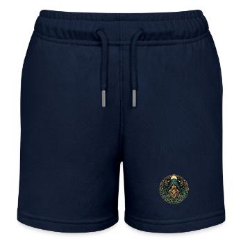 Druide - Short de jogging enfant bio Stanley/Stella - bleu marine - Devant