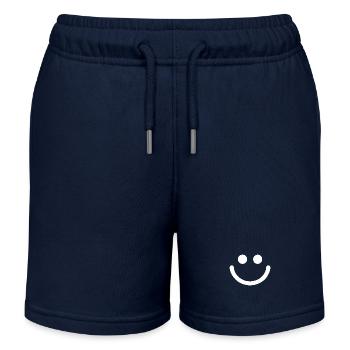 Smile - Kinder Organic Joggingshorts Mini Bolter von Stanley/Stella - Navy - Vorne