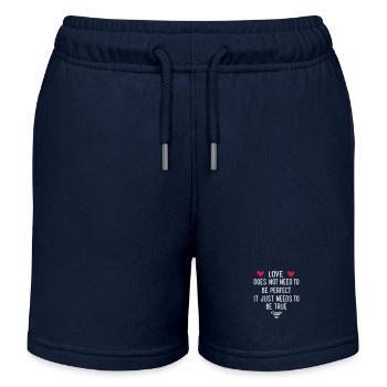 amour - Short de jogging enfant bio Stanley/Stella - bleu marine - Devant