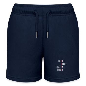 30 - Kids Organic Sweat Shorts by Stanley/Stella - navy - Front