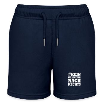 kein millimeter nach rechts - Kinder Organic Joggingshorts Mini Bolter von Stanley/Stella - Navy - Vorne