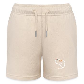 Destination Noël Breton - Short de jogging enfant bio Stanley/Stella - écru doux - Devant